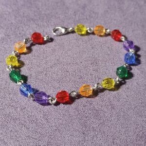 Rainbow Bracelet many sizes available-9